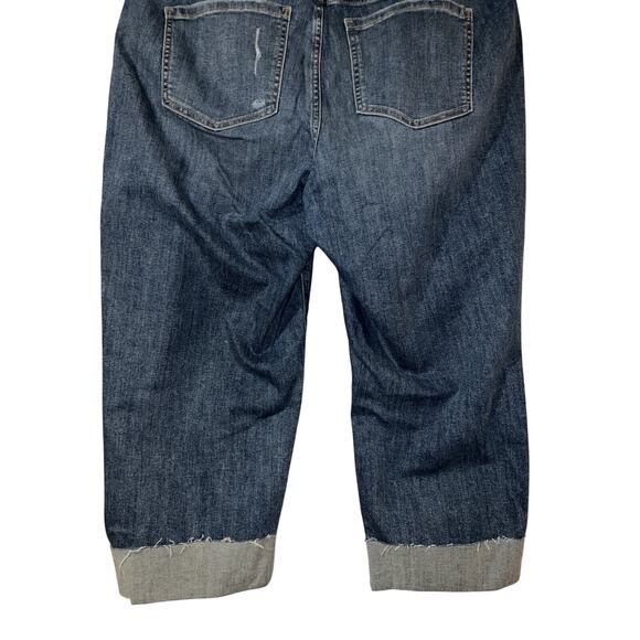 Lane Bryant Jeans Women's Size 18R Blue High-Rise Girlfriend Straight Crop Jean - Picture 6 of 7